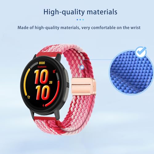 Correa de nylon para Garmin Bounce 2, roja miniatura 3