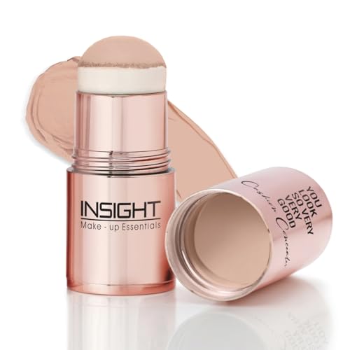 Image of INSIGHT Cushion Concealer for Natural Flawless Finish | Vitamin E Infused | Featherlight, Buildable Coverage | Multipurpose & Travel-Friendly | Shade: Vanilla, 3g