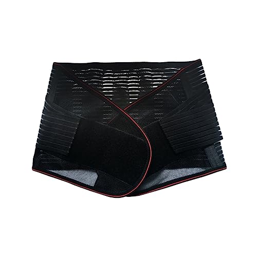 BEBEMOKO Djustable Lumbar Support Belt Back Brace for Lifting Back Support Xxl Mesh Waist Brace Plates