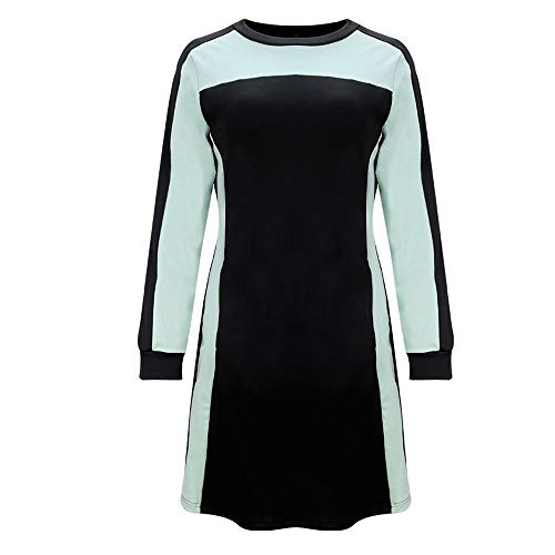 JCHL- Explosive Automne et Hiver Les Femmes Manches Longues Col Rond Couture Robe, Convient pour l'anniversaire de la Famille et des Amis Cover