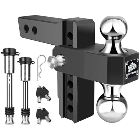 METOWARE Adjustable Aluminum Trailer Hitch thumbnail