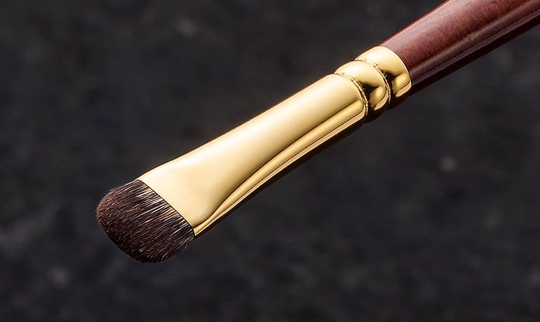 BISYODO Short Series Eye Shadow Brush - Round Flat Type