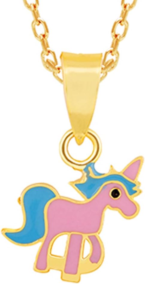 GIVA 925 Sterling Silver Kids Pendant With Link Chain|Studs to Gifts for Kids | With Certificate of Authenticity and 925 Stamp | 6 Months Warranty*