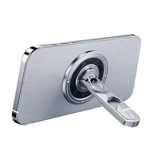 Rotation 360 Support Téléphone Magnétique et Pied Pliable pour un Angle de Vision Parfait