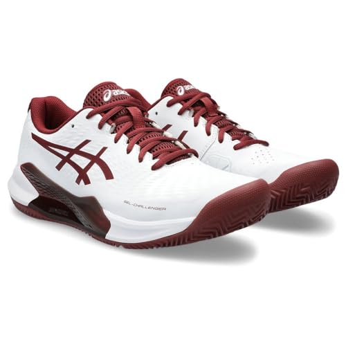 Tênis Asics Gel Challenger 14 Clay Branco e Vinho-40