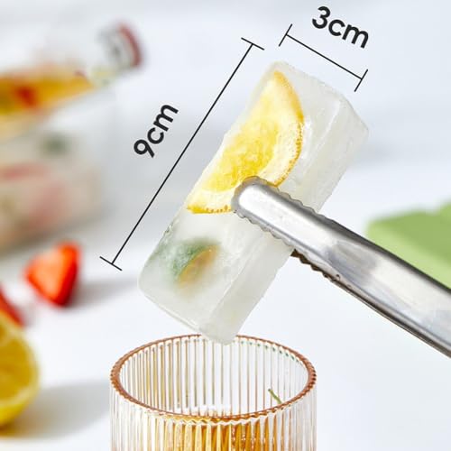 Molde de silicona para cubos de hielo con tapa, 4 compartimentos miniatura 7