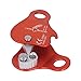 Climbing Rope Grab, Rope Grab Ascender Riser Adjuster, Aluminum Alloy Climbing Fall Protection Belay Device Self-Locking 8-13MM Rope Grip Clamp for Rock Climbing Mountaineering Rescue(Oragne)