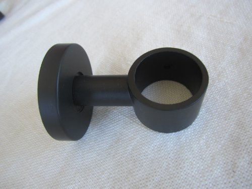 Urbanest Zinc Cast Curtain Drapery Rod Ceiling or Wall Bracket, Fits 1 1/8