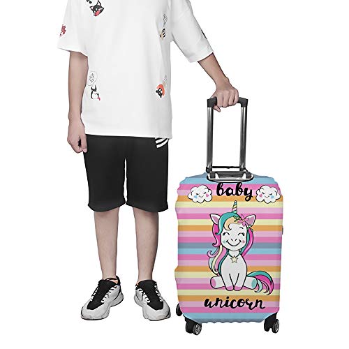 Housse de voyage lavable en polyester résistant à l'eau pour valise 18-32" - 4