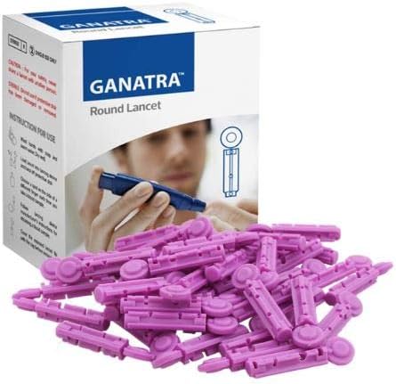 High Premium Round Glucometer Blood Lancet 100 Pieces
