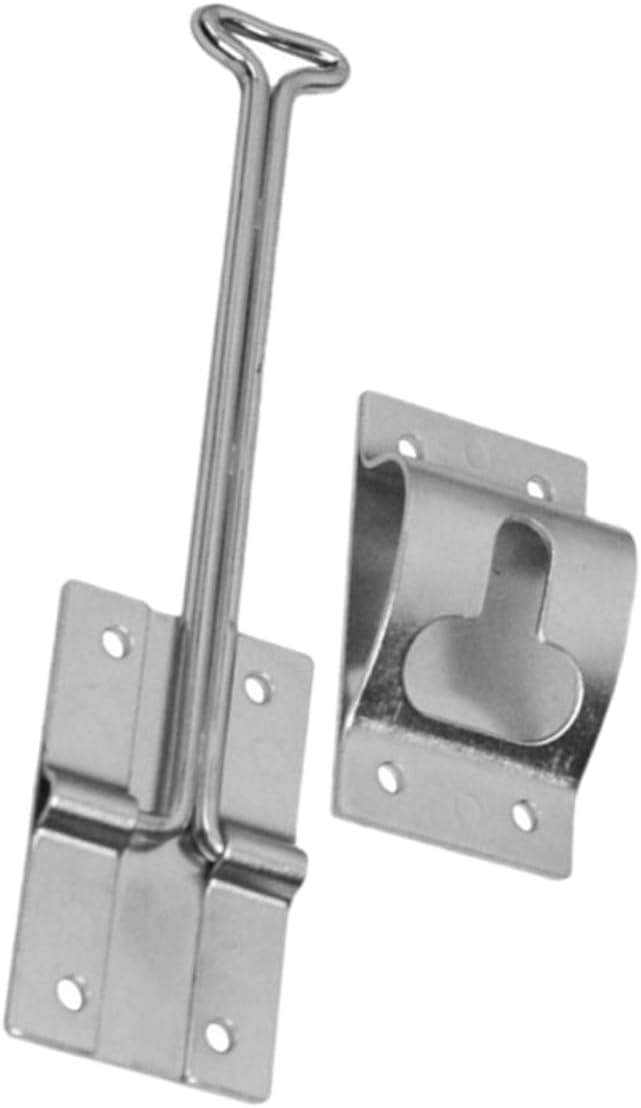 OUNONA Rv Door Latch Holder Hook Durable Metal Design for Trailers and Rvs Easy Installation Weather-Resistant Latch for Campers and Motorhomes