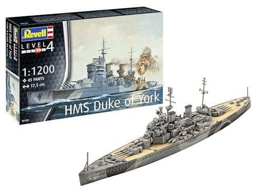 Revell 05182 Battleship HMS Duke of York Moulded Colour Model Vehicle