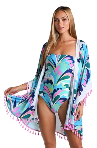 Sunshine 79 Women's Kimono Swimuit Cover Up, Multi//Far Out Fathers, One Size