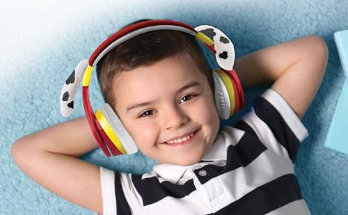 Image of Paw Patrol Marshall Bluetooth Headphones for Kids, Wireless Headphones | Volume Reduced and Built-in Microphone