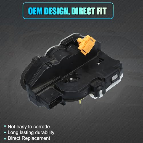 Image of uxcell No.13503783 Rear Left Door Latch Lock Actuator Assembly for Chevy Cruze 2011-2014 for Chevy Equinox 2010-2015 for Chevy Malibu 2013-2015