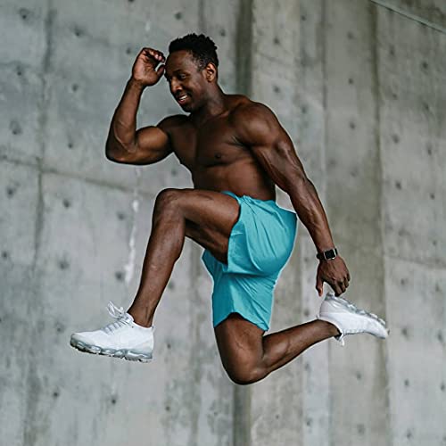 COOFANDY Pacote com 2 shorts masculinos para academia, secagem rápida, musculação, halterofilismo, c