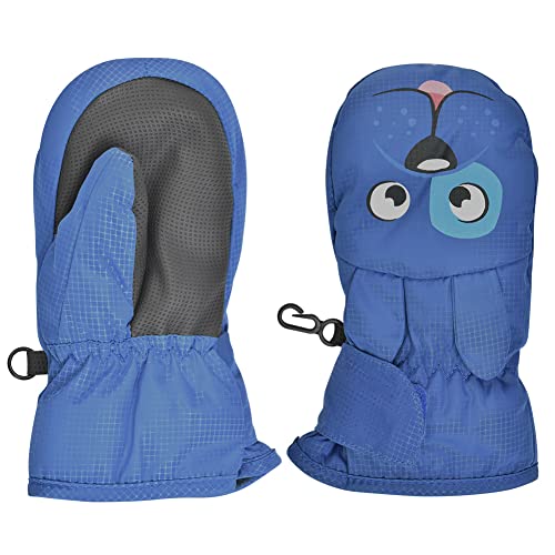 KLYNGTSK 1 Paire Gants de Ski pour Enfants Gants de Sport Enfant Coupe-Vent Gants de Ski d'hiver Gant Ski Garcon Imperméable Gants pour Enfants 3 Ans à 6 Ans pour Camping, Vélo, Moto, Pêche, Voyages