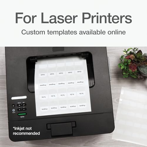 Redi-Tag Laser Index Tabs, Divider Tabs, Permanent Adhesive Index Labels, Customizable Divider Labels, Divider Labels for School, Home and Office, 1-1/8" x 1-1/4", White, 375 Tabs, (B39017) by Redi-Tag - Image 3