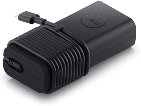 Dell 65-Watt USB-C Adapter, USB-C Connector, 1.7A Input Current (Max), Output Power 65W, 100–240 VAC, 50–60 Hz, Black image 4
