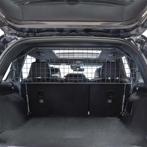 Travall Dog Guard Compatible with Jeep Grand Cherokee Estate,SUV (2021-) Vehicle Specific Trunk Guard Tailored Fit Luggage Barrier Load Separator Heavy Duty Powder Coated Steel Pet Barrier