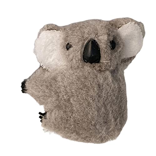 Image of Cute Plush Koala Hair Clip, Soft Animal Hair Barrette for Women & Girls, Kawaii Hairpin for Party, Wedding, Cosplay, Daily Wear, Grey| Hair Accessories|1 Piece Hairpin