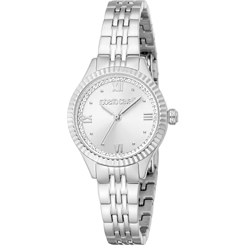 Roberto Cavalli Orologio Analogico Al Quarzo Donna Con Cinturino In Acciaio Inox Rc5L124M0045