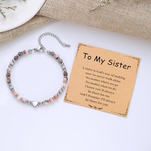 Image of Best Friend Bracelet Gifts for Women Sister Bestie, Christmas Gift for Teens Mom Daughter Granddaughter Birthday Gift for Her Stocking Stuffers