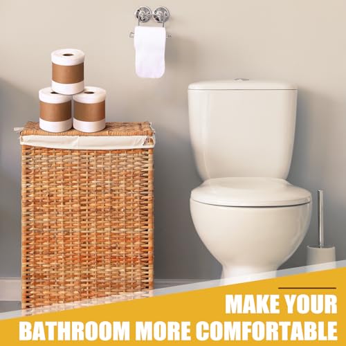 Image of FuWeave 60 Pack Reusable Toilet Paper No Tear Bidet Towels, White | Washable 11.8 inch x 4.3 inch Cotton Flannel Family Cloth Wipes with Snaps, Paperless Roll for Bathroom, Travel, Cleaning and Drying
