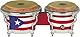 LP Latin Percussion LP817960 Bongo Mini Tunable Puerto Rican Flag stimmbar