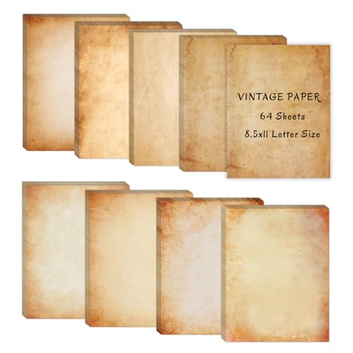 Tlenpo - 64 re[W[p 8.5 x 11C` 100gsm - 8p^[ ʃJ[ re[Wy[p[ MLp[Zbg rWlXv^[Aҏp