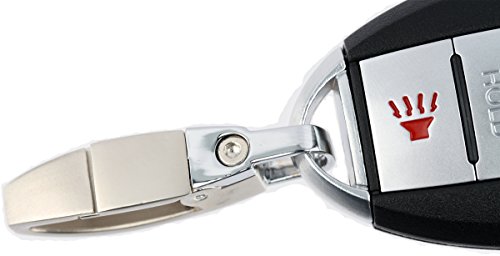 KeylessOption Replacement Remote Smart Car Keyless Fob Key Chain Ring Loop Clip Dongle for Infiniti
