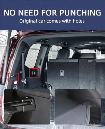 Cubierta de carga retráctil impermeable y escudo de privacidad para Land Cruiser FJ200 4
