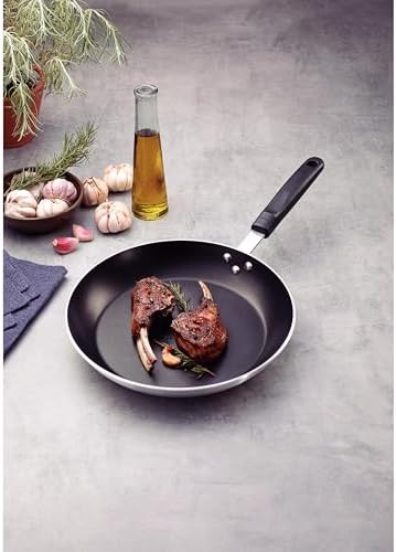 Tramontina Professional Skillet with Nonstick Inner Coating, Black/Silver, 9.5 inch - Thumbnail 2