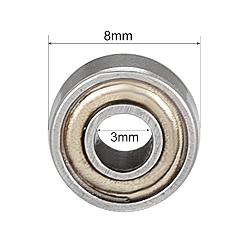Uxcell A18060900UX0405 693Zz Deep Groove Ball Bearing Double Shield 693-2Z 2080093 thumb #3