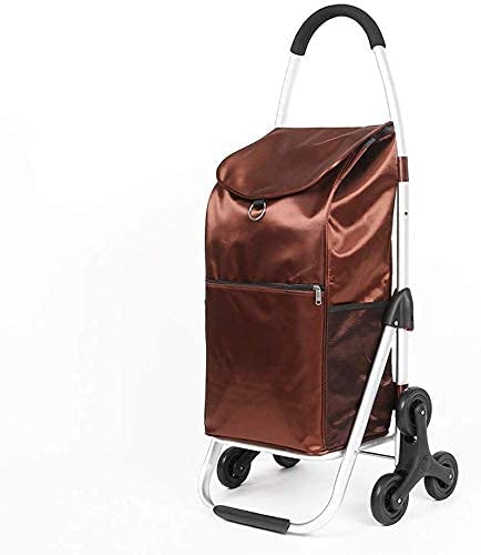 JHYFT Einkaufstrolley Multifunktions-Einkaufstrolleys, Küchenaufbewahrung Utility Carts Fashion Climb The Stairs…