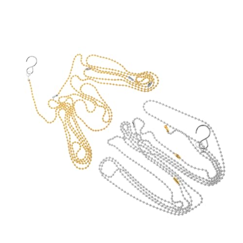 KOMBIUDA Volleyball Net Height Gauge Chain 2 Pcs Referee Measure Chain for Volleyball Nets Equipment