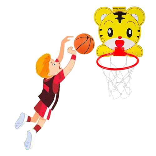 Image of Basket Ball for Kids for Boys /Girls| Basketball Portable Set with Hanging Board, Ring Net for Indoor and Outdoor Games| Birthday & Return Gift Set Standard