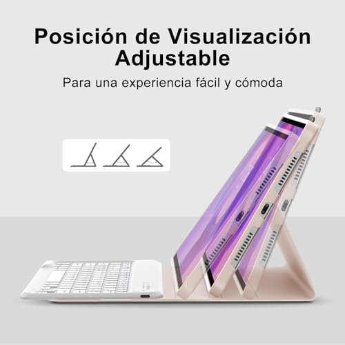 Teclado para Lenovo Idea Tab Plus 12.1 Funda Bluetooth Español Ñ 4