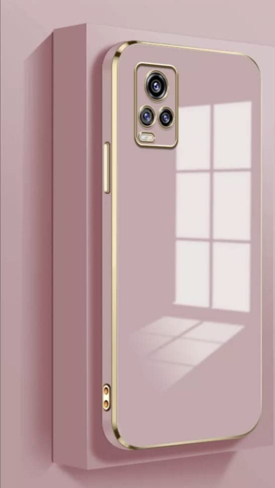 Apurb Store for Vivo V20 Pro Plating Square Gold Frame Phone Case Luxury Soft Silicone Back Cover (for Vivo V20 Pro, Pink) (B0BKWT1TVD) Amazon Price History, Amazon Price Tracker