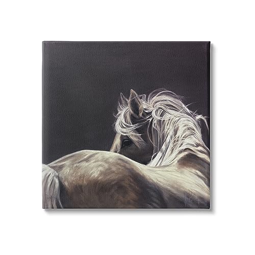 Stupell Industries Double Take Horse Portrait Canvas Wall Art Design by Spirit Horse