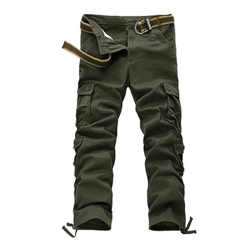 Pantalon de randonnée homme Ripstop Flex vert taille 46 avec poches