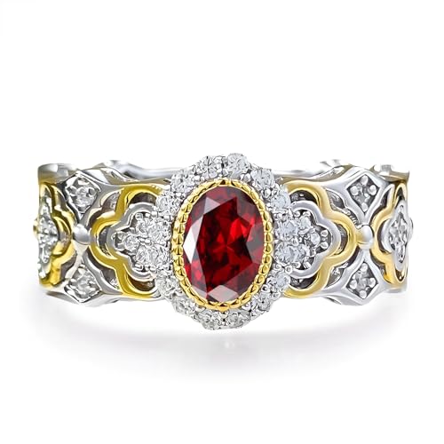 1.5CT Oval Cut Italian Retro Wedding Band for Women 10K 14K 18K Gold Retro Gemstone Engagement Rings Jewelry Gifts for Anniversary Valentine's Day