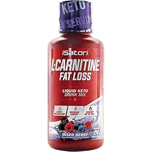 iSatori L-Carnitine Liquid Metabolic Enhancer and Energy Booster – Health and Fitness – Keto Friendly – Stimulant Free – Mixed Berry 1500mg (24 Servings)