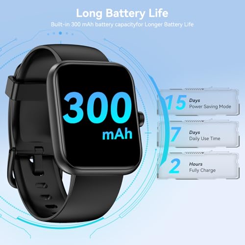 Image of Smart Watch, Alexa Built-in Voice Assistant, 1.83 inch HD Touchscreen (Answer /Make Call), IP68 Waterproof, 120+ Sport Modes for Fitness Tracker, 24 /7 Heart Rate & Sleep Monitor for iPhone Android iOS