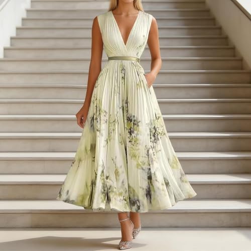 Robe maxi à fleurs fluide pour masquer les complexes en soirée - 3