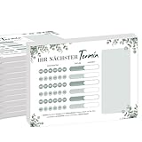 Terminzettel Praxis 2026 | 12 x Terminblock | ​Terminblöcke mit 600 Terminzetteln | DIN-A7 Terminzettel 6 Termine pro Zettel für Ärzte, Heilpraktiker, Physio, Massage, Studios, Kosmetik | Büro Gadgets