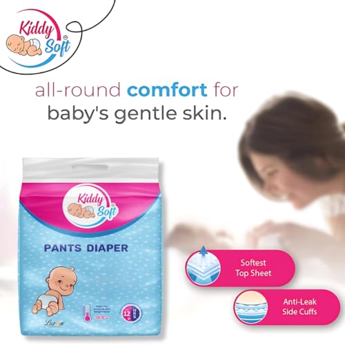 Image of Baby Diaper Pants, Small Size (S), 136 Counts | with 5 Layer All Night Leakage Protection & Quick Absorbency | For Babies of 4-8 Kg | Up to 12 hours Protection | Rash Free Comfort Diapers