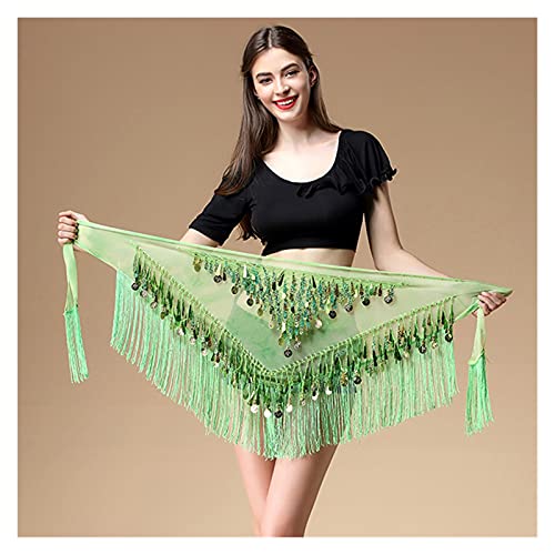 Cinto de Moedas Cinto Feminino Cachecol de Dança do Ventre Quadril Acessórios para Dança do Ventre L