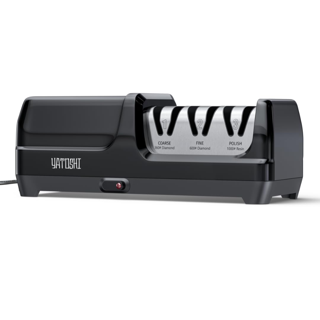 Amazon.com: Yatoshi Electric Sharpener, 50-Watt, Diamond Abrasives
