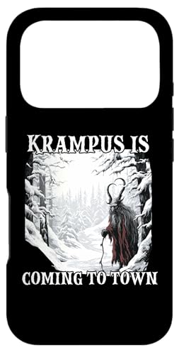 Krampus Mask Krampus コスチューム Kramperl イービルクリスマスマン スマホケース iPhone 17 Pro 用